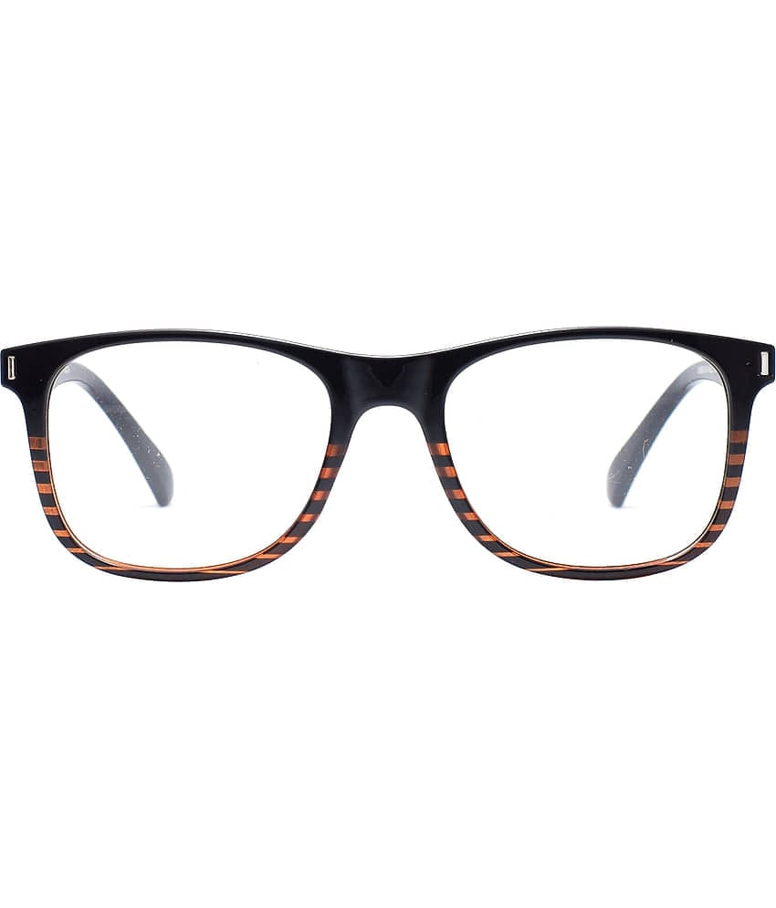 Peter Jones - Orange Square Eyeglass Frame ( Pack of 1 )