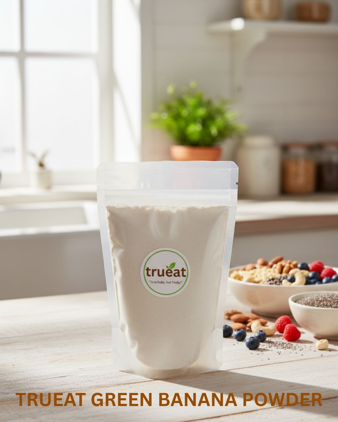 TRUEAT GREEN BANANA POWDER 100 G