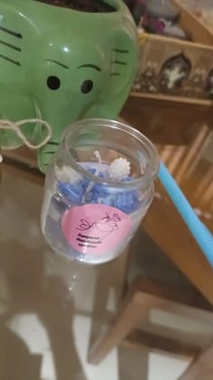 Bloomy blueberry candle