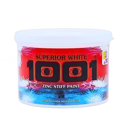 1001 Superior White Zinc Paste (Safeda) | High-Coverage, Fast-Drying Formula | Thick Paste Ideal for Putty Preparation & Protective Coating on Metal & Wood | 1 Kg 1001 Superior White Zinc Paste (Safeda) | High-Coverage, Fast-Drying Formula | Thick Paste Ideal for Putty Preparation & Protective Coating on Metal & Wood | 1 Kg