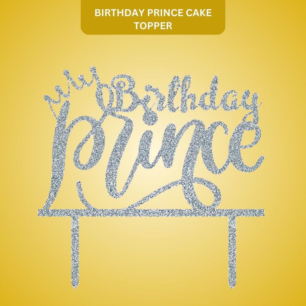 Birthday Prince Cake Topper - Party and Festive Needs | Buy online on ZillyBuy