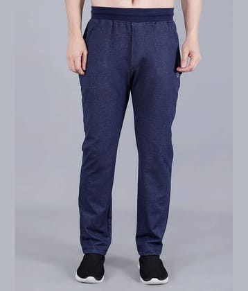 TF Navy Blue Cotton Blend Men's Sports Trackpants ( Pack of 1 )