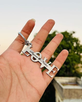 Customized Love Keychain