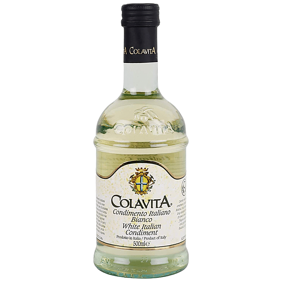 Colavita White Italian Condiment (Balsamic Vinegar), Glass Jar - 500 Ml