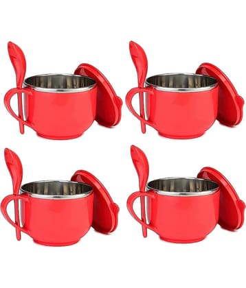 ATIPRIYA Stainless Steel Soup Bowl 500 mL ( Set of 4 )