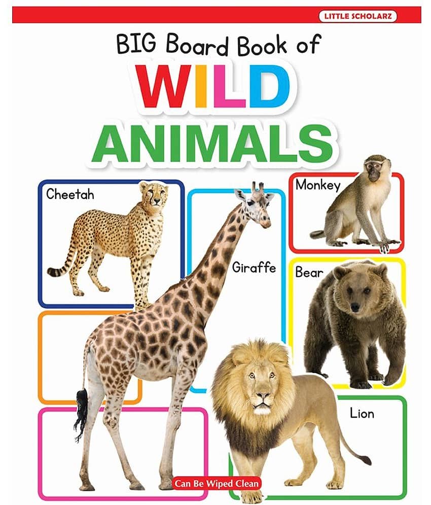 New Big Board Book Of Wild Animals