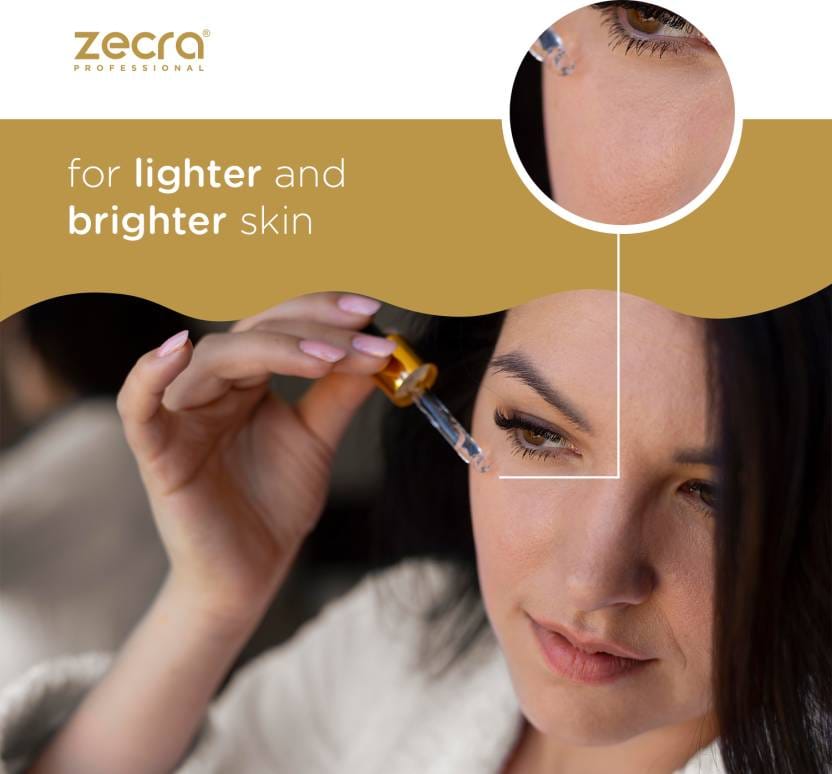 Zecra Face Serum (1.O1oz) Treat hyperpigmentations and minimize fine lines & wrinkles.  (30 ml)