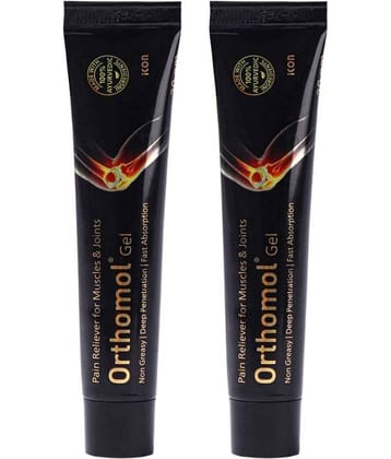 Orthomol Pain Relief Gel 15gm | for Joint Pain, Muscular Pain & Knee Pain (Pack of 2)