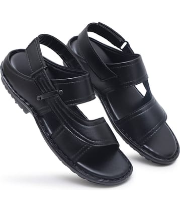 SHUAN - Black Men's Sandals