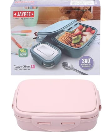 Jaypee Wavesteel Junior Stainless Steel Insulated Lunch Box 1 - Container ( Pack of 1 )