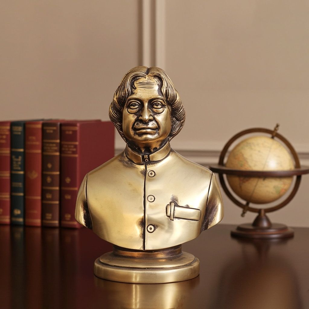 Brass Showpiece APJ Abdul Kalam Azad Statue (BSMAS1631 F)