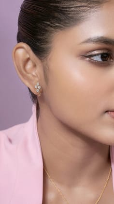 Aksh Silver Earrings for Women | 22KT Gold Vermeil-Yellow Gold