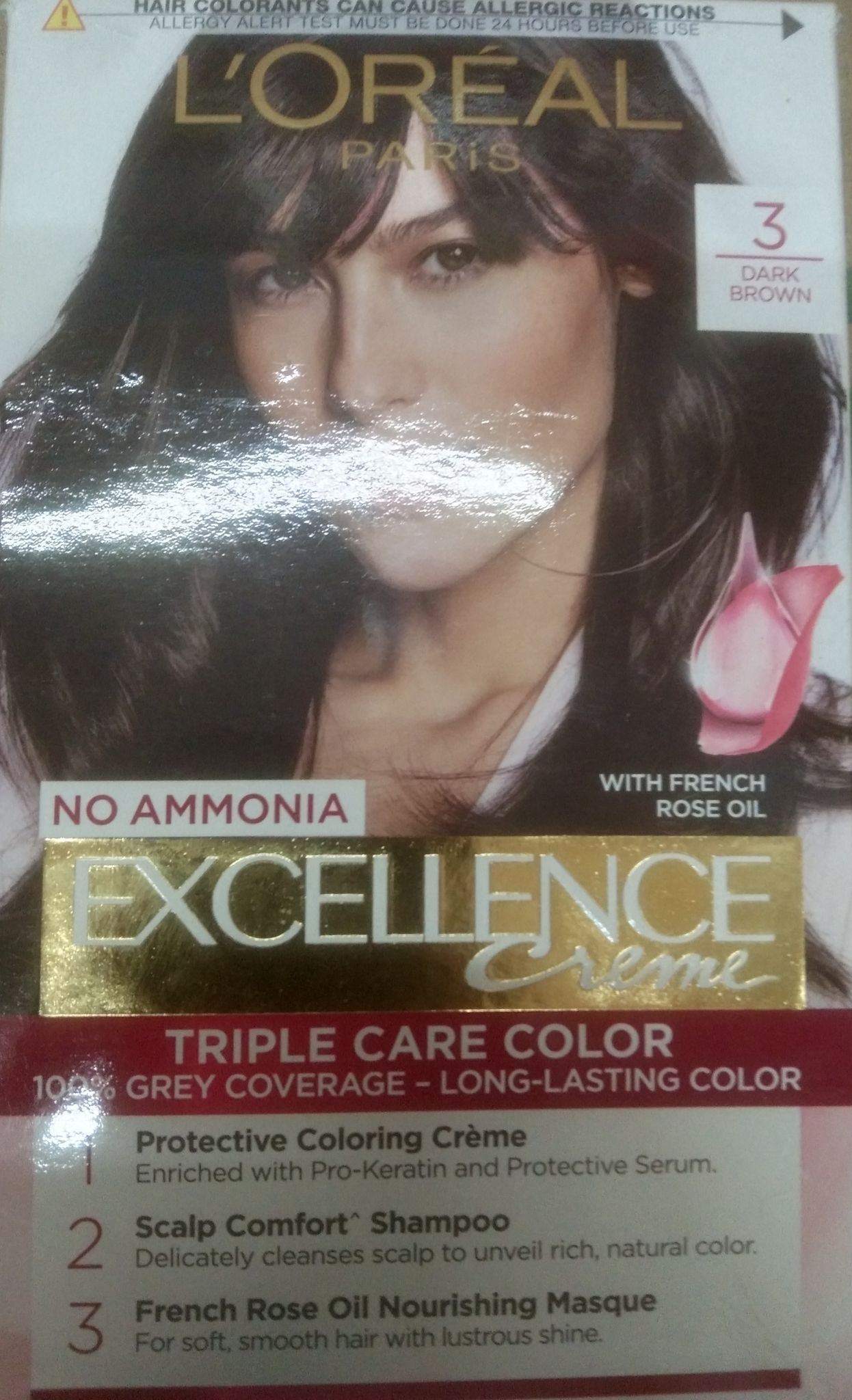 Loreal excellence creme triple care color no3