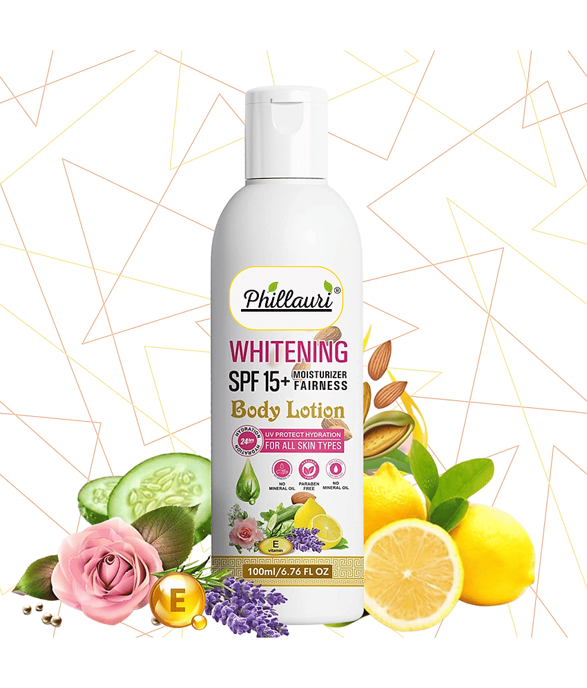 Phillauri Body Lotion for Very Dry Skin, Nourishing Body Milk with Almond Oil & Vitamin E (100 ml)