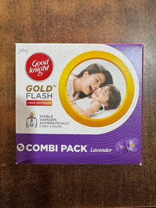 Good Knight Gold Flash Liquid Vapouriser Combi Pack Lavender