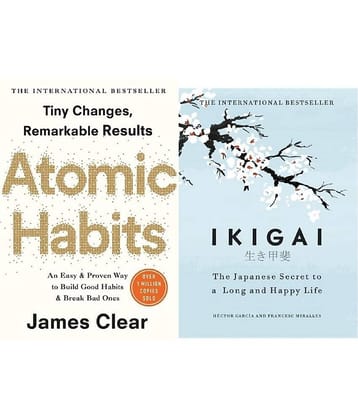 Ikigai and Atomic Habits Combo (Set of 2)- Paperback