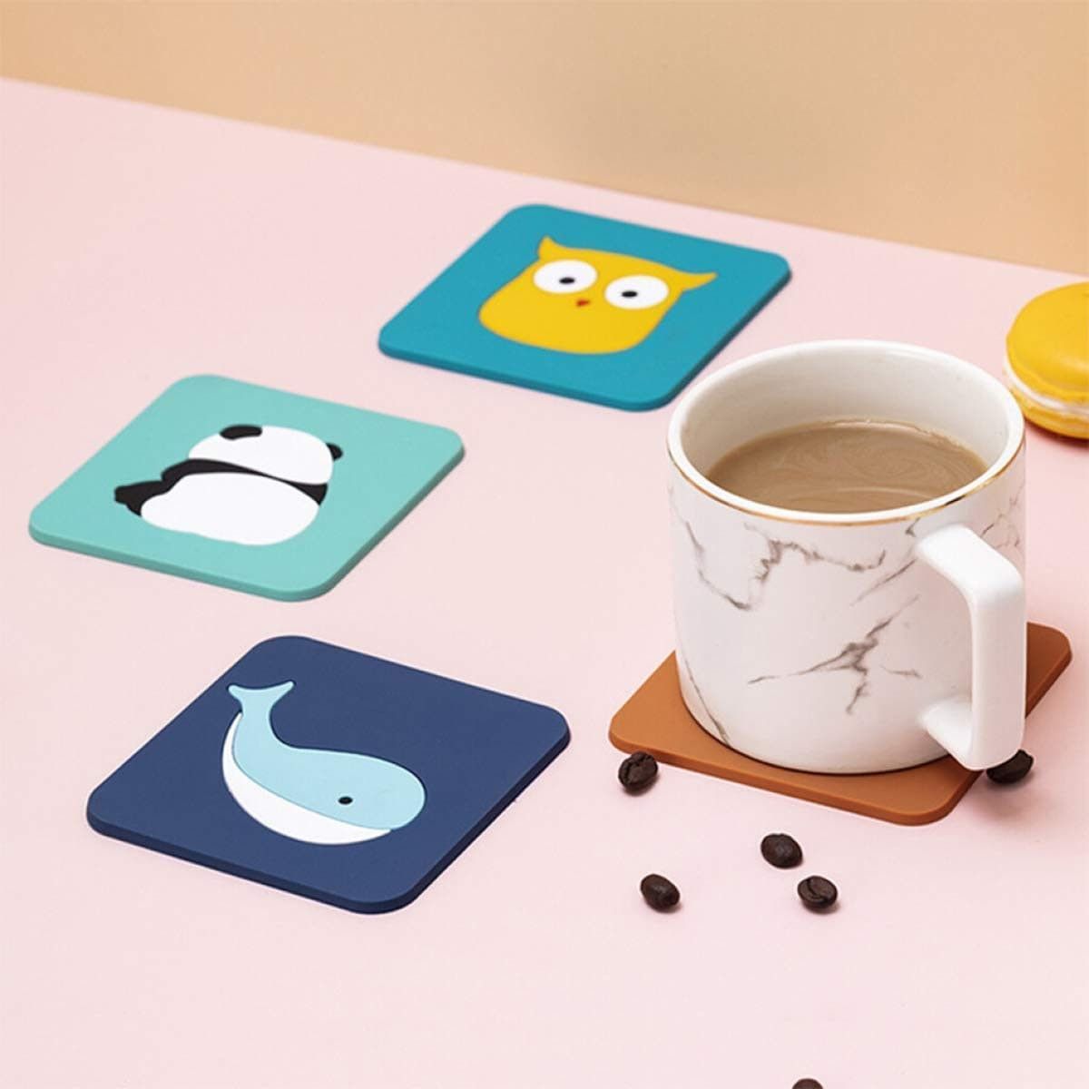 Wholesale Item - CARTOON CUP MAT CUP COASTER - MOQ 61 Pieces