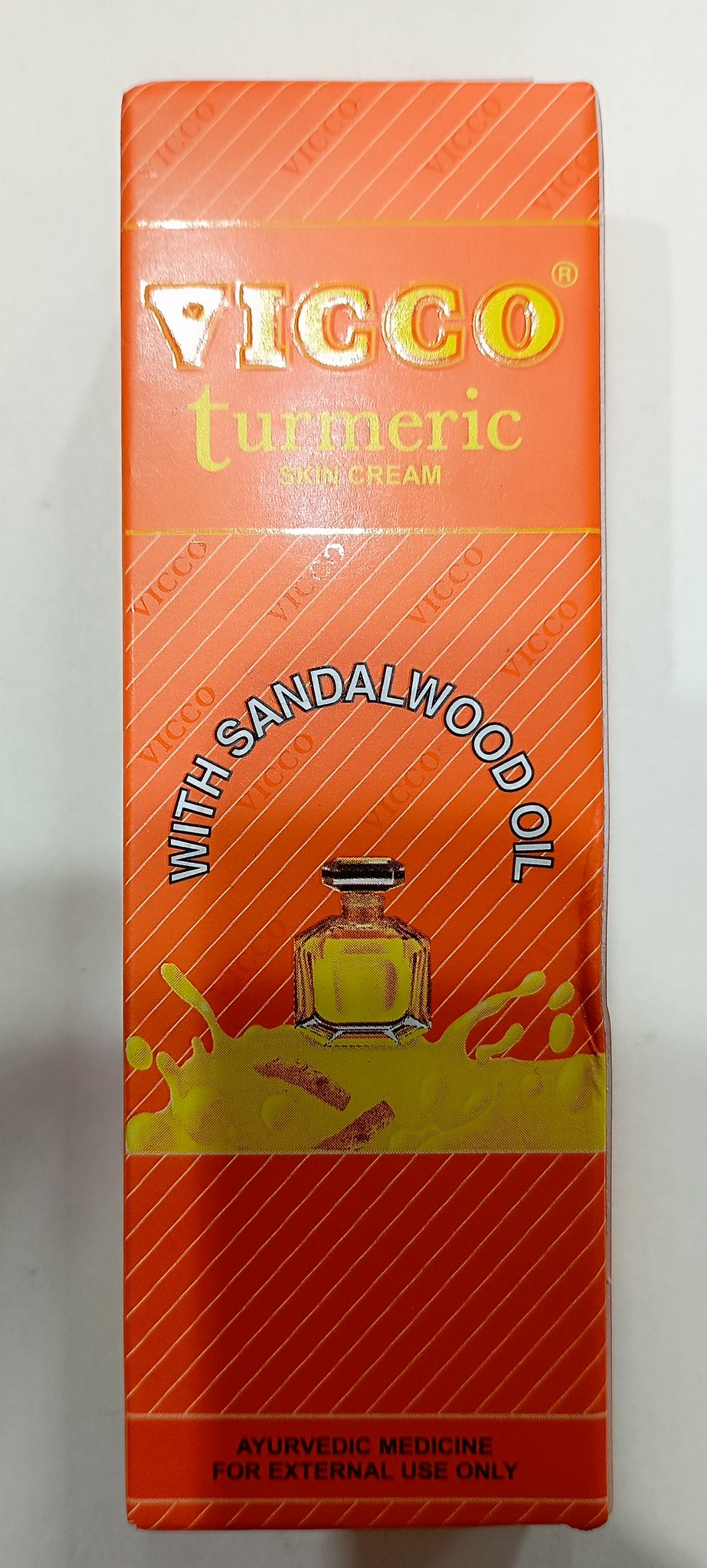 Vicco turmeric skin cream with sandalwood oil 50g