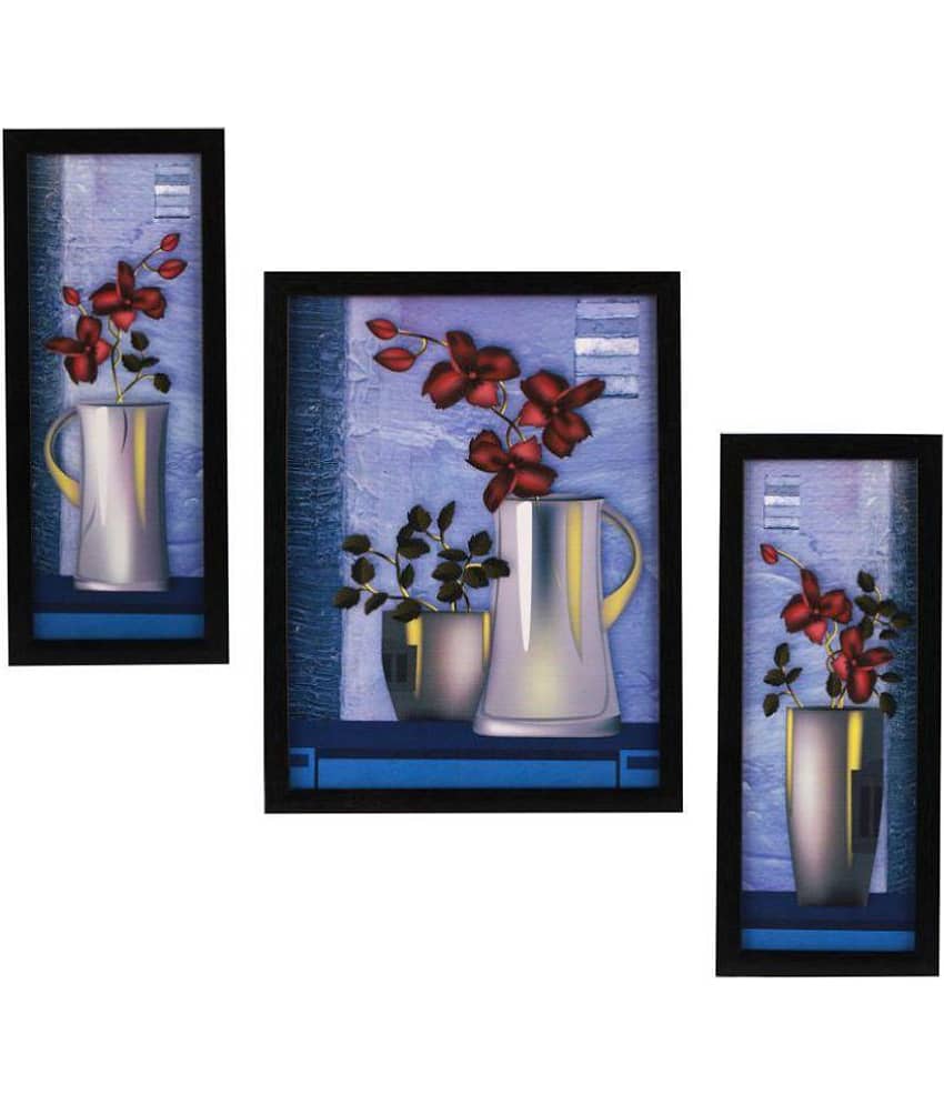 Indianara - Floral Painting With Frame