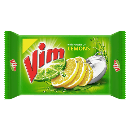 Vim Dishwash Bar - Lemon, 125 G Vim Dishwash Bar - Lemon, 125 G