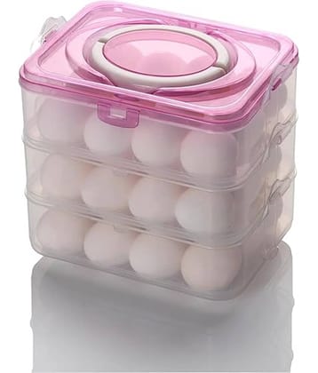 iview kitchenware 36 Separator Refrigerator Egg Storage Container/Egg Box/ Egg storage basket with Carry Holder