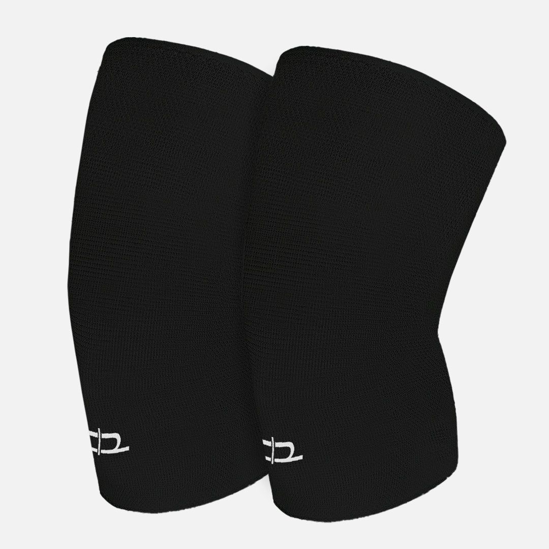 Bamboo Compression Knee Cap - Pack of 2-Black | Black / Medium