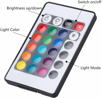 SPARKWORLD 50W RGB LED Flood Light | IP65 Waterproof Brick Light with Remote | Pack of 1 | Multicolor Outdoor Lamp Blue, Red, Pink, Yellow | Colour: Multicolor (Pack of 1)