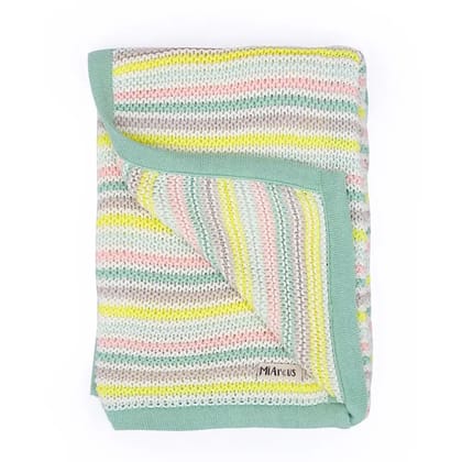 Pearl Knitted Blanket - Arcus-100x75 cm / Multicolor / 999
