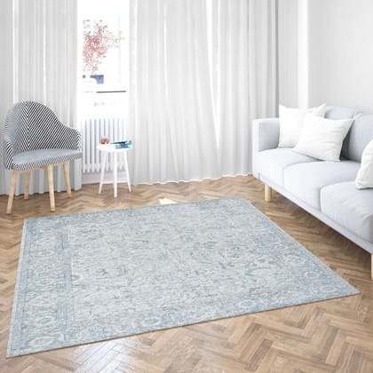 Neu Looms Handmade Viscose Wool Anti-Skid Rug for Bedroom, Living Room, Nursery, Dorm, Playroom & Reading Area