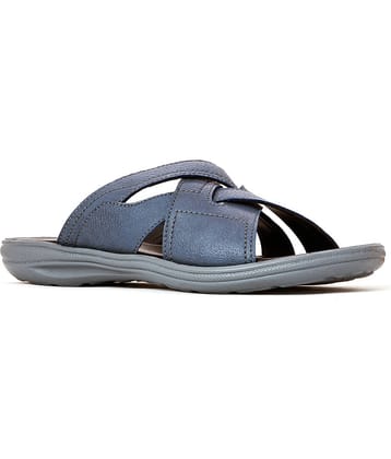 KHADIM - Grey Men's Leather Slipper