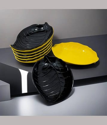 kitchrox 12 Pcs Melamine Multi Color Platter