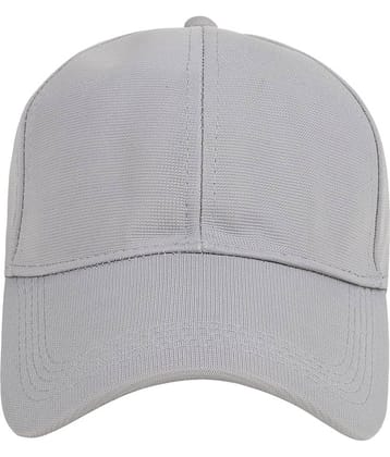 Zacharias - Gray Cotton Blend Men's Cap ( Pack of 1 )