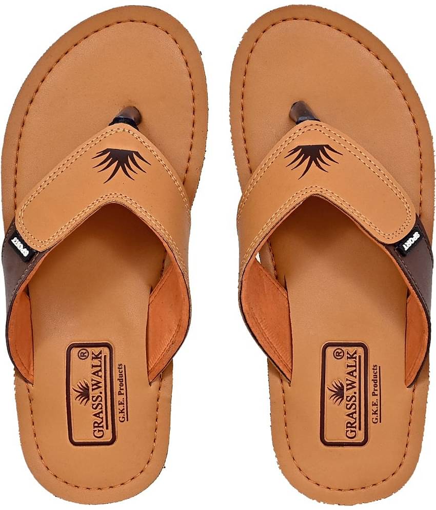 GRASS WALK - Navy Blue Men's Thong Flip Flop