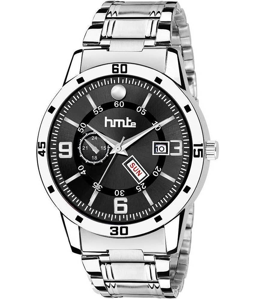 HMTe - Silver Metal Analog Men's Watch