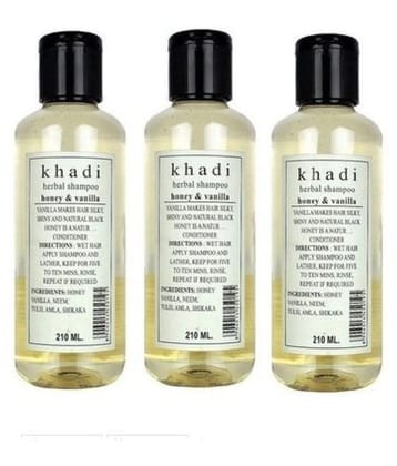 Khadi Honey and Vanilla Shampoo, 630ml