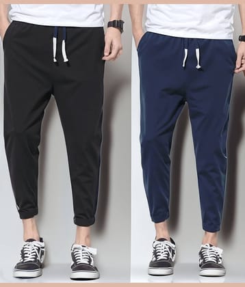 Septem Multi Polyester Men's Sports Trackpants ( Pack of 2 )