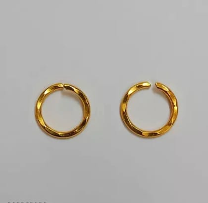 Girls Nose Ring Nose Pin for Women And Girl Pack of 2 Golden