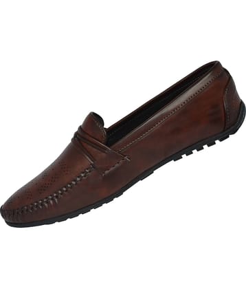 Ajanta - Brown Men's Slip On Formal Shoes