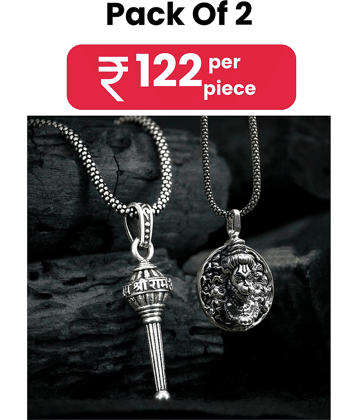 DvR ClicK Pooja Mala HANUMAN PENDANT ( Pack of 2 )