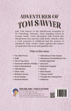 Adventures of Tom Sawyer -  Illustrated Abridged Classics for Children with Practice Questions