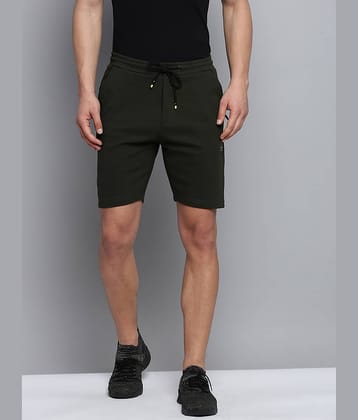 Showoff - Olive Polyester Men's Shorts ( Pack of 1 )