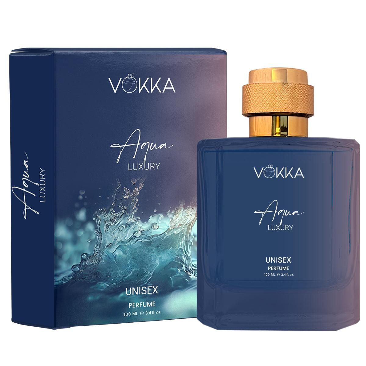 VOKKA Aqua 100 ml Unisex Luxury Long Lasting Aqua Perfume For Men And Women