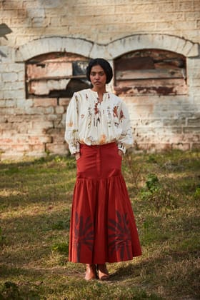 Rustic Reverie Skirt-XS