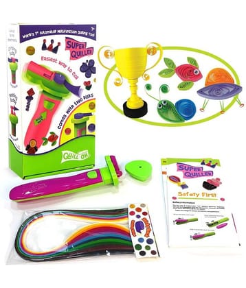QUILL ON - Super Quiller - Automated Multifunction Quilling Tool - Pink