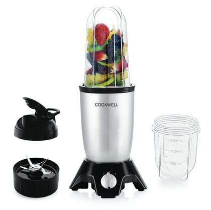 Cookwell Bullet Mixer Grinder (2 Jars, 1 Blade, Silver) - Copper, 600 Watts - 2 Year Warranty Cookwell Bullet Mixer Grinder (2 Jars, 1 Blade, Silver) - Copper, 600 Watts - 2 Year Warranty - Silver / 2 Jars, 1 Blade Cookwell Bullet Mixer Grinder (2 Jars, 1 Blade, Silver) - Copper, 600 Watts - 2 Year Warranty Cookwell Bullet Mixer Grinder (2 Jars, 1 Blade, Silver) - Copper, 600 Watts - 2 Year Warranty - Silver / 2 Jars, 1 Blade