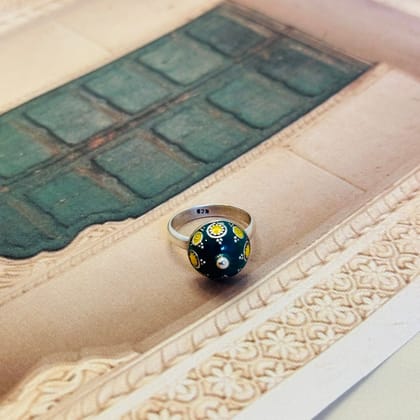 Mahika Enamel Silver 925 Ring