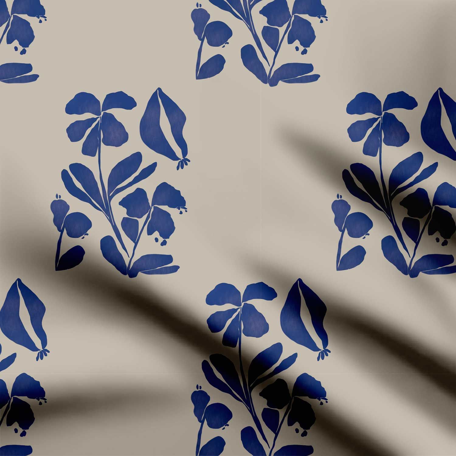 Blueprint Floral-Cotton