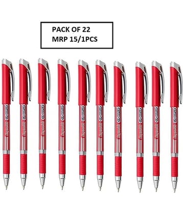 Reynolds Liquiflo Ball Pen 1 Pcs Red (Pack of 22)