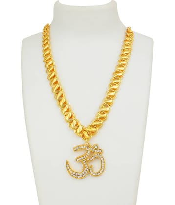 Exclusive OM Gold-plated Alloy Pendant