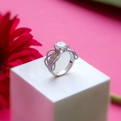 Olivia Sterling Silver Ring-5